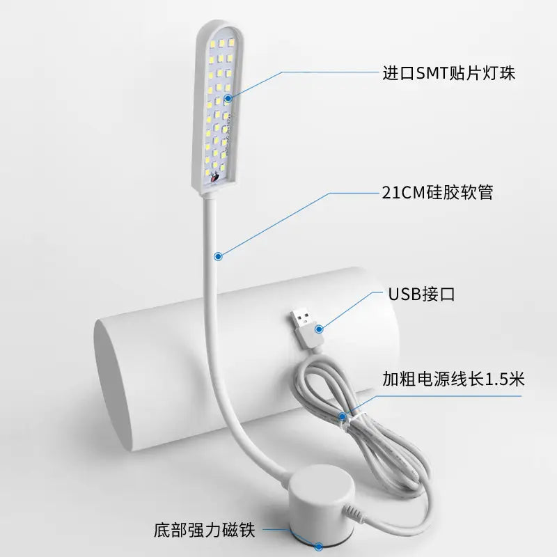 USB Rechargeable Led Desk Lamp With 21m Stick